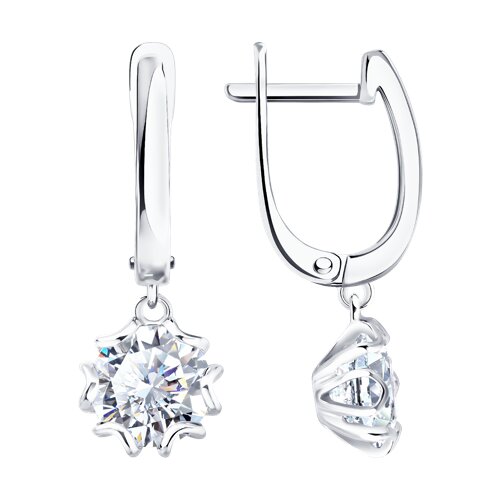 Серьги SOKOLOV - Серебро 925, Фианит (арт. 94027559)