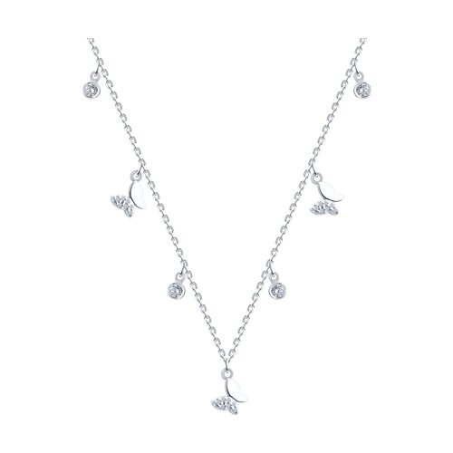 Колье SOKOLOV - Серебро 925, Фианит (арт. 94071220)