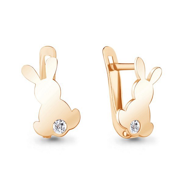 Серьги Аквамарин - Серебро 925, Фианит (арт. 49484А.6)