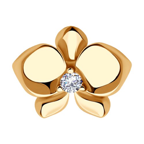 Брошь Diamant - Серебро 925, Фианит (арт. 93-140-01820-1)