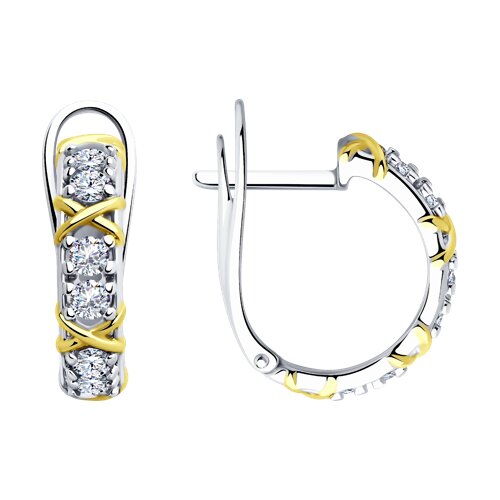 Серьги Diamant - Серебро 925, Фианит (арт. 94-120-01990-1)