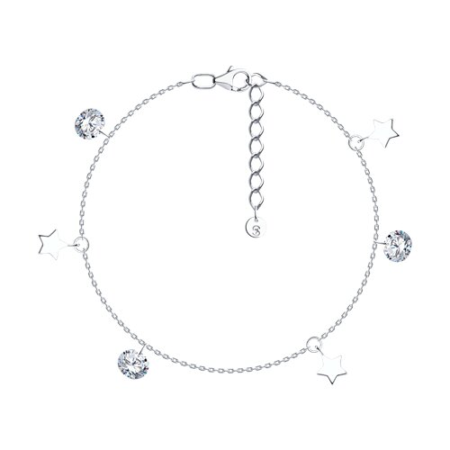 Браслет SOKOLOV - Серебро 925, Фианит (арт. 94051283)