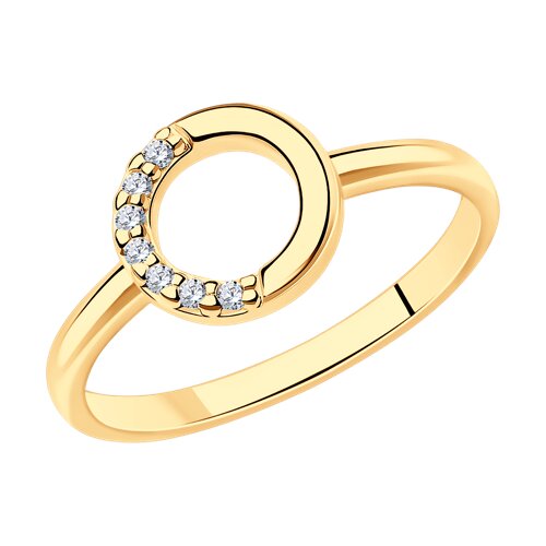 Кольцо SOKOLOV - Серебро 925, Фианит (арт. 93011013)