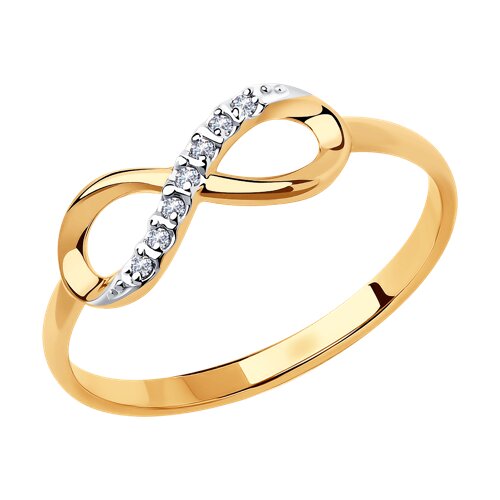 Кольцо SOKOLOV - Золото 375, Фианит (арт. 31-110-00787-1)