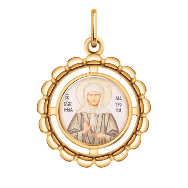 Подвеска Атолл - Золото 585, Эмаль (арт. 3276э)