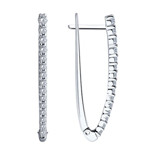 Серьги Diamant - Серебро 925, Фианит (арт. 94-120-01847-1)