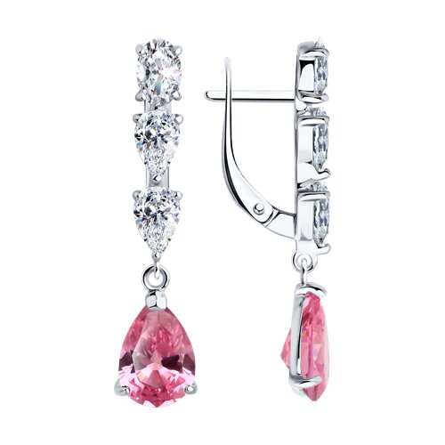 Серьги SOKOLOV - Серебро 925, Фианит (арт. 94026776)