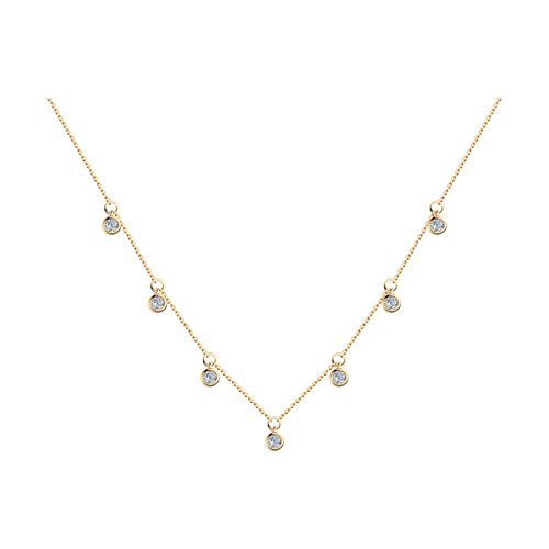 Колье SOKOLOV - Серебро 925, Фианит (арт. 93070061)