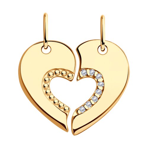 Подвеска Diamant - Серебро 925, Фианит (арт. 93-130-01585-1)