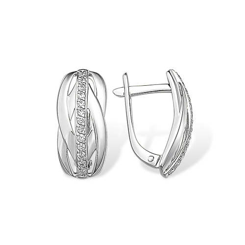 Серьги EFREMOV - Серебро 925, Фианит (арт. 1210017880-501)