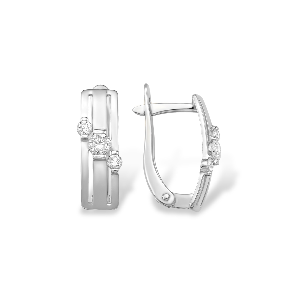 Серьги EFREMOV - Серебро 925, Фианит (арт. 12100110804-501)