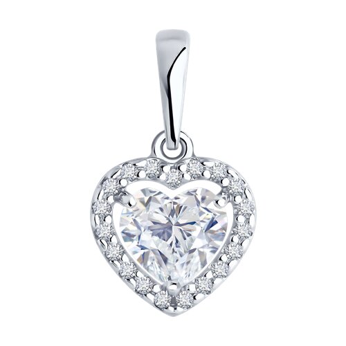 Подвеска SOKOLOV - Серебро 925, Фианит (арт. 94033256)