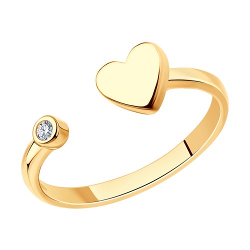 Кольцо SOKOLOV - Серебро 925, Фианит (арт. 93010863)