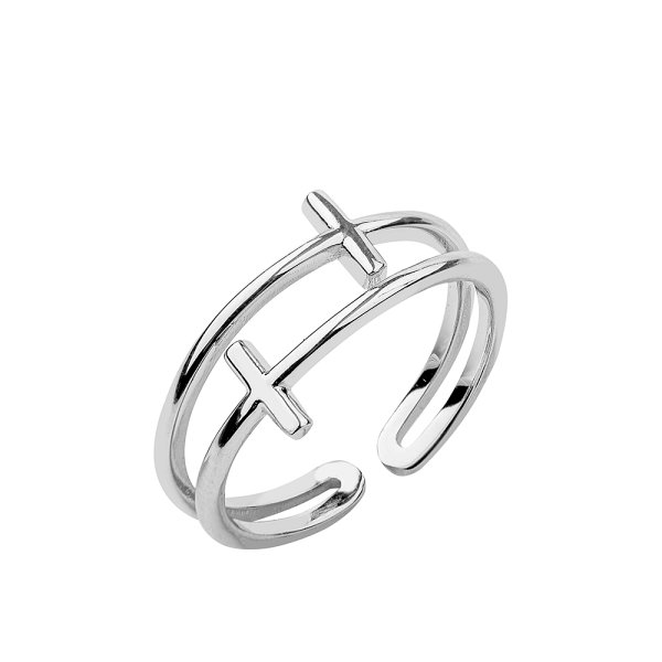 Кольцо Фиделис - Серебро 925 (арт. A3-SH-10015)