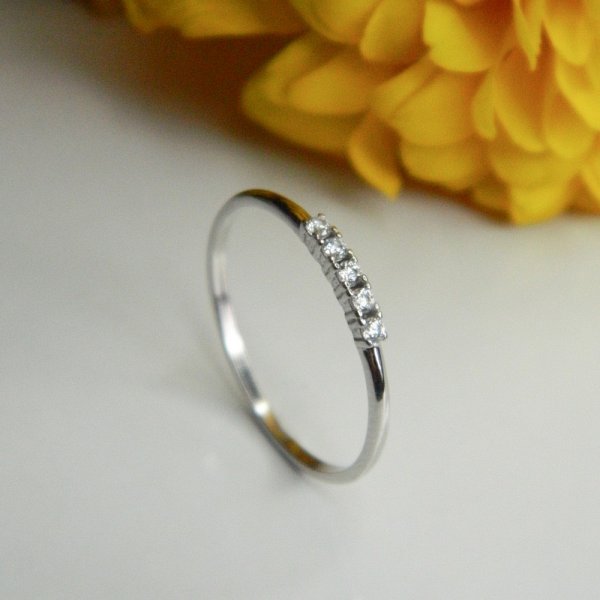 Кольцо Галатея - Серебро 925, Фианит (арт. 2868.1)