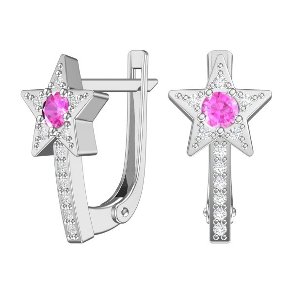 Серьги POKROVSKY - Серебро 925, Фианит (арт. 0201516-00795)