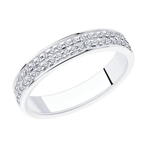 Кольцо SOKOLOV - Серебро 925, Фианит (арт. 94012529)