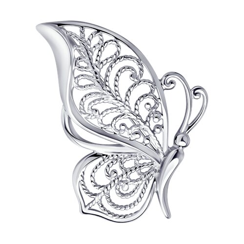 Брошь Diamant - Серебро 925 (арт. 94-140-00727-1)