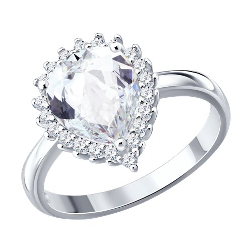 Кольцо SOKOLOV - Серебро 925, Фианит (арт. 94014909-91)