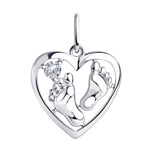 Подвеска Diamant - Серебро 925, Фианит (арт. 94-130-01161-1)