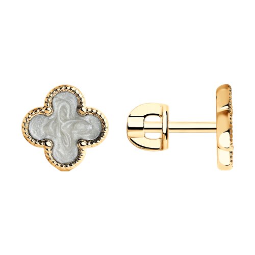 Серьги SOKOLOV - Серебро 925, Эмаль (арт. 93022562)