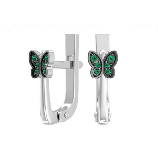 Серьги POKROVSKY - Серебро 925, Фианит (арт. 0201546-00445)