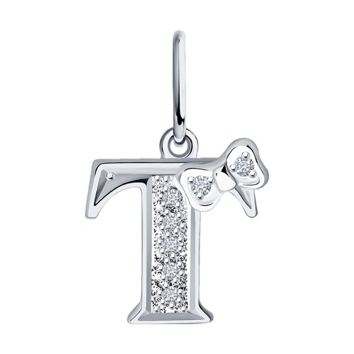 Подвеска SOKOLOV - Серебро 925, Фианит (арт. 94030479)