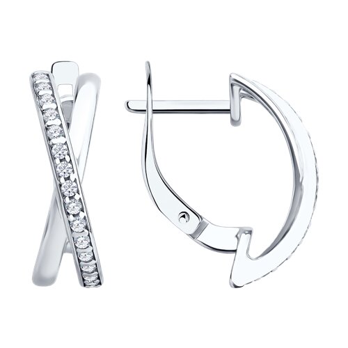 Серьги Diamant - Серебро 925, Фианит (арт. 94-120-00029-1)