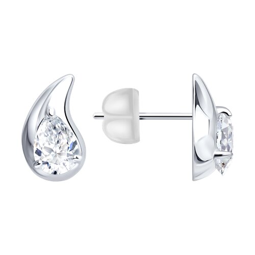 Серьги Diamant - Серебро 925, Фианит (арт. 94-122-02268-1)