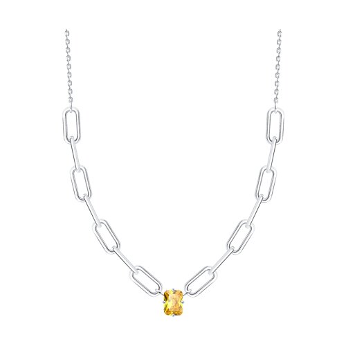 Колье SOKOLOV - Серебро 925, Фианит (арт. 94071213)