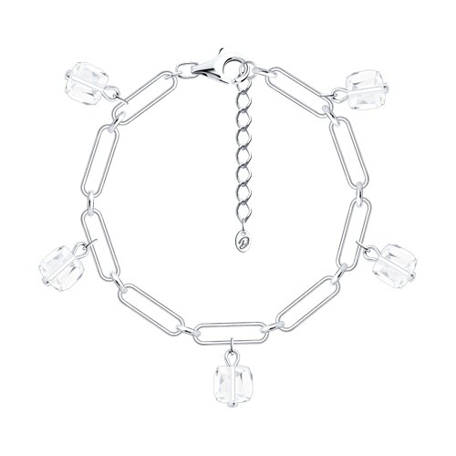 Браслет Diamant - Серебро 925, Стекло (арт. 94-150-00312-2)