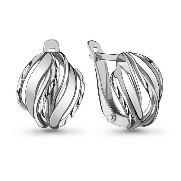 Серьги Аквамарин - Серебро 925 (арт. 31502.5)