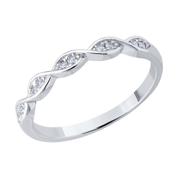 Кольцо SOKOLOV - Серебро 925, Фианит (арт. 94014268-91)