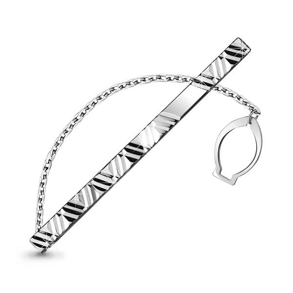 Зажим Аквамарин - Серебро 925 (арт. 70427.5)