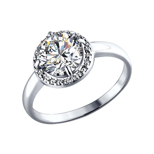 Кольцо SOKOLOV - Серебро 925, Фианит (арт. 94010497)