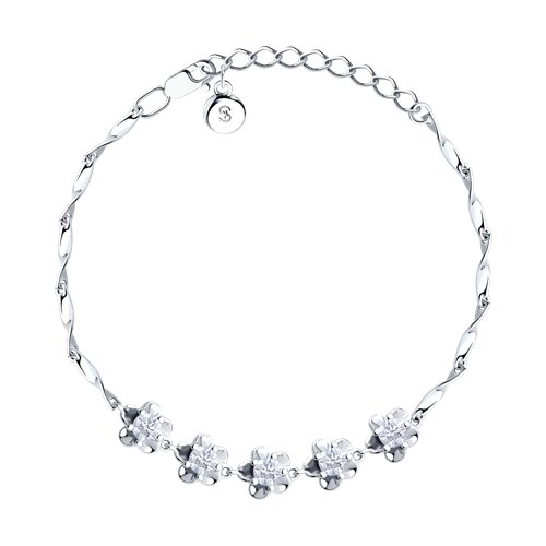 Браслет SOKOLOV - Серебро 925, Фианит (арт. 94050044)