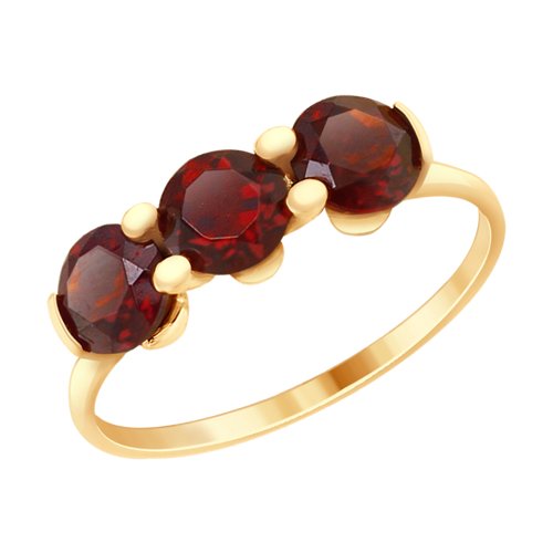 Кольцо SOKOLOV - Золото 375, Гранат (арт. 37714927)