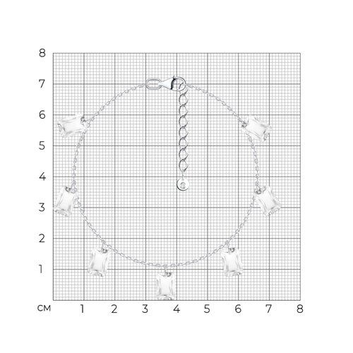 Браслет SOKOLOV - Серебро 925, Кристалл (арт. 94051658)