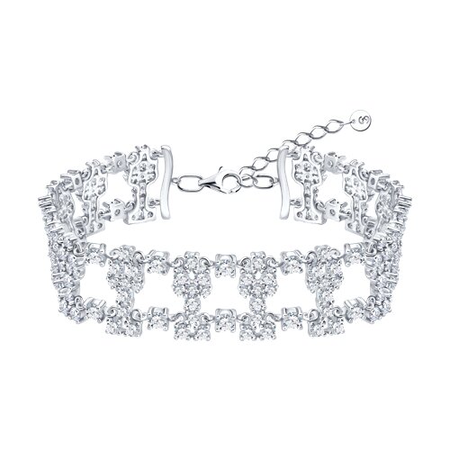 Браслет SOKOLOV - Серебро 925, Фианит (арт. 94051614)