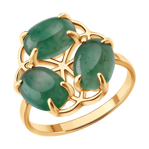 Кольцо SOKOLOV - Серебро 925, Жадеит (арт. 83010308)