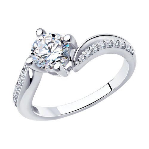 Кольцо SOKOLOV - Серебро 925, Фианит (арт. 94010495)