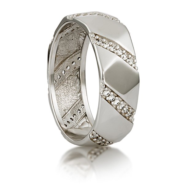 Кольцо Галатея - Серебро 925, Фианит (арт. 2742.1)