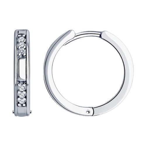 Серьги Diamant - Серебро 925, Фианит (арт. 94-120-01632-2)