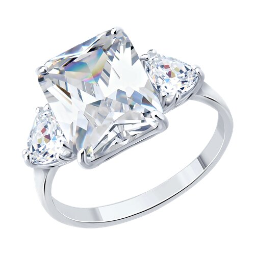 Кольцо SOKOLOV - Серебро 925, Фианит (арт. 94012035)