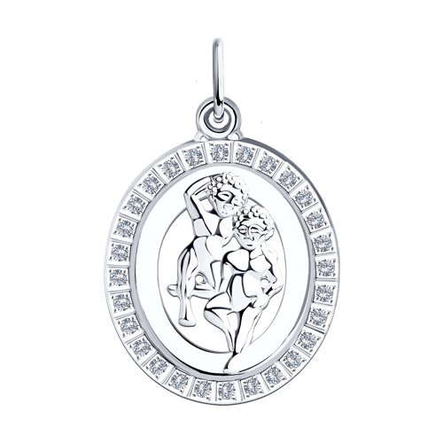 Подвеска Diamant - Серебро 925, Фианит (арт. 94-130-00168-1)