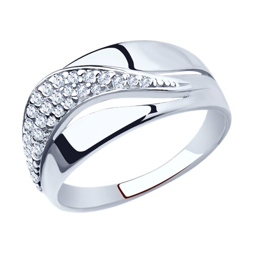 Кольцо SOKOLOV - Серебро 925, Фианит (арт. 94012419)