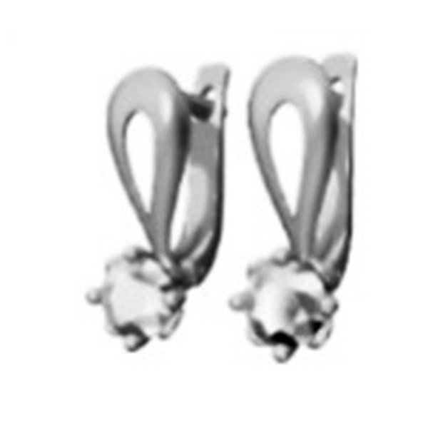 Серьги ЮЗ "САНИС" - Серебро 925, Фианит (арт. 31-210192)