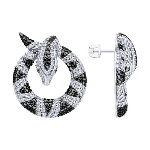 Серьги Diamant - Серебро 925, Фианит (арт. 94-122-02301-1)