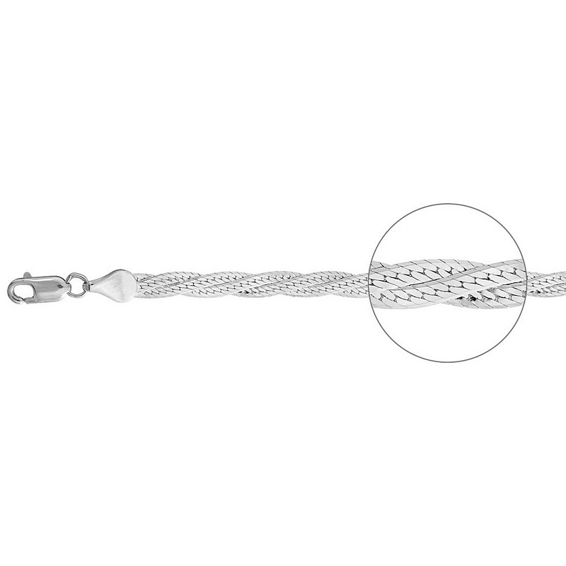 Браслет Красцветмет - Серебро 925 (арт. НБ22-025-3#0.40)