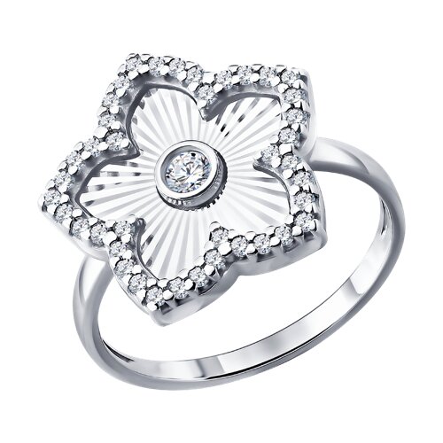 Кольцо SOKOLOV - Серебро 925, Фианит (арт. 94014997)